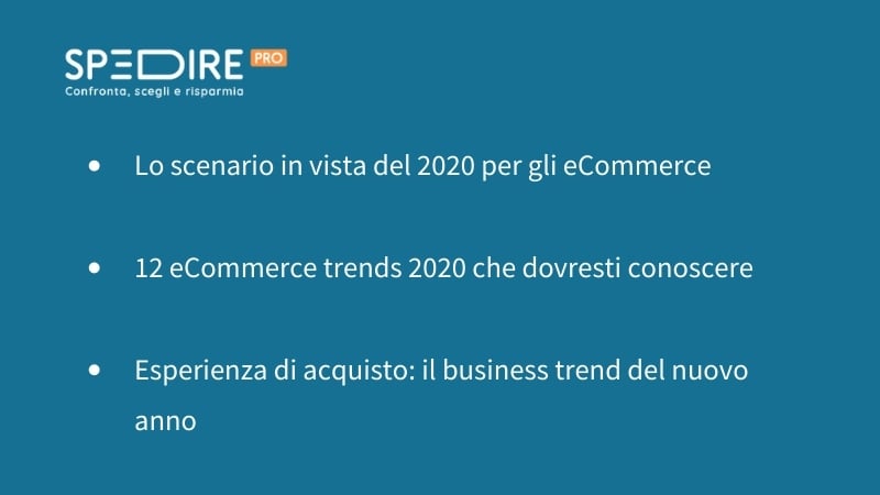 eCommerce trends 2020-spedirepro